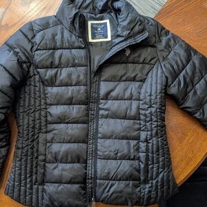 U.S. Polo Assn. Black Quilted Jacket